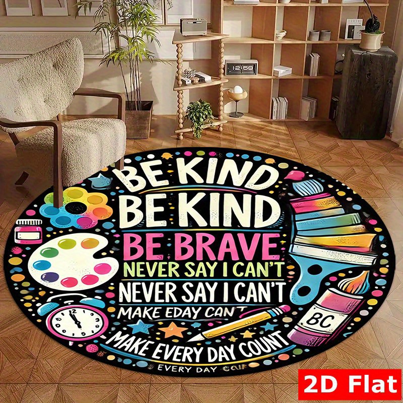 Kids Education Quote - Be Kind Be Brave Motivierendes Zitat,
