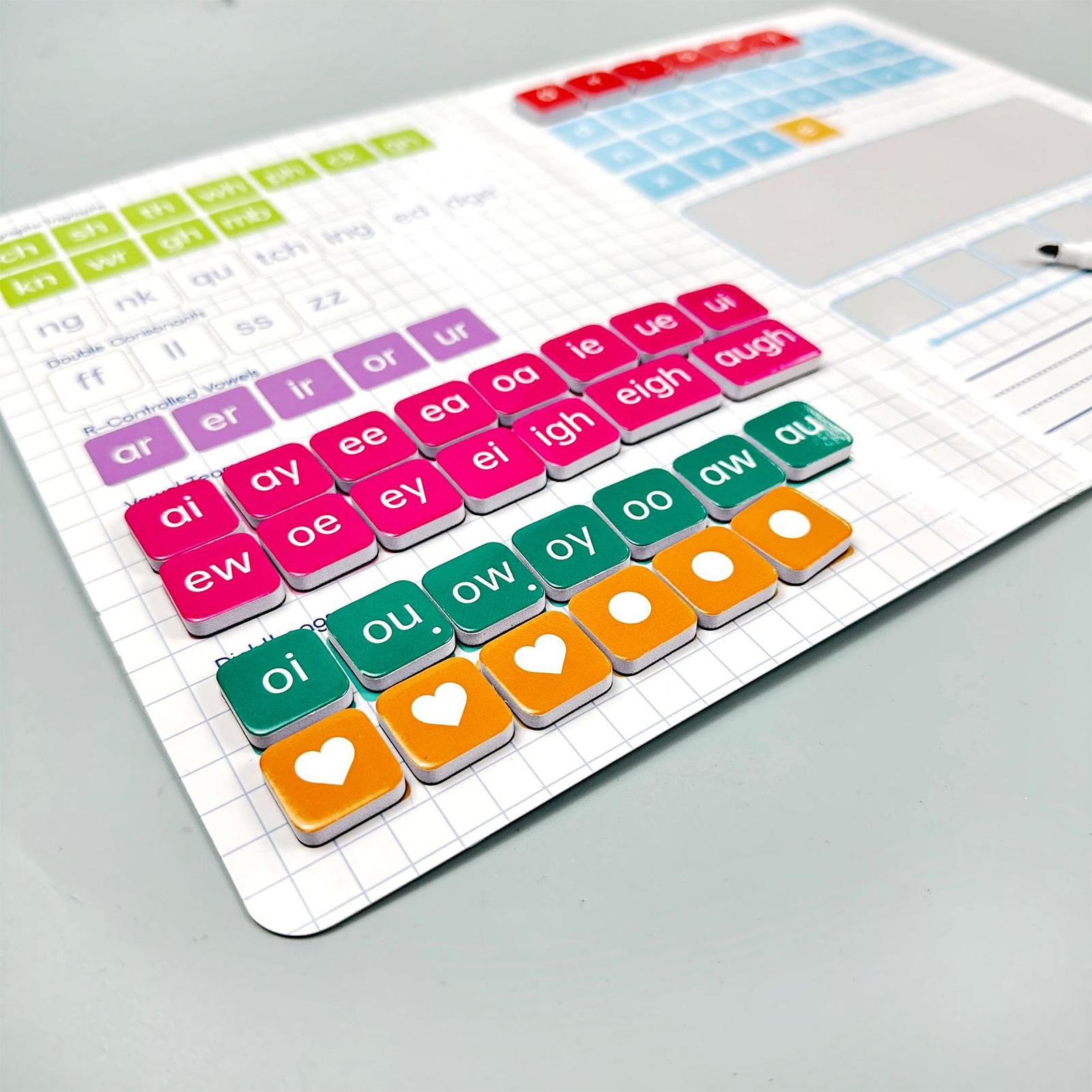Game Educational For Kids Free - Buchstabenfliesen für Phonik und Rechtschreibung, komplette