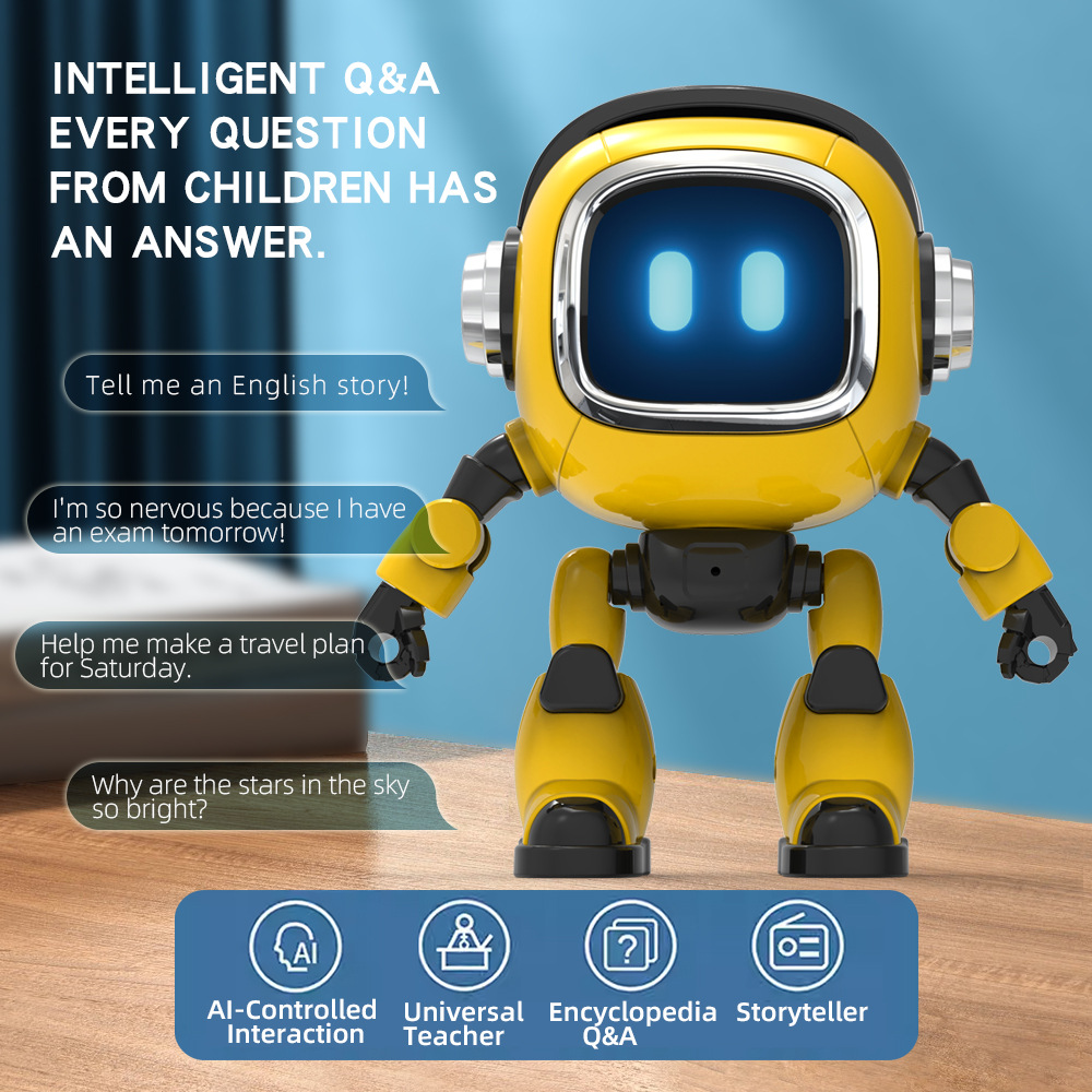 Kids Education And You - DeepSeek KI-Sprachgesteuerter RC-Roboter Intelligenter Sprachassistent Geschichtenerzähler