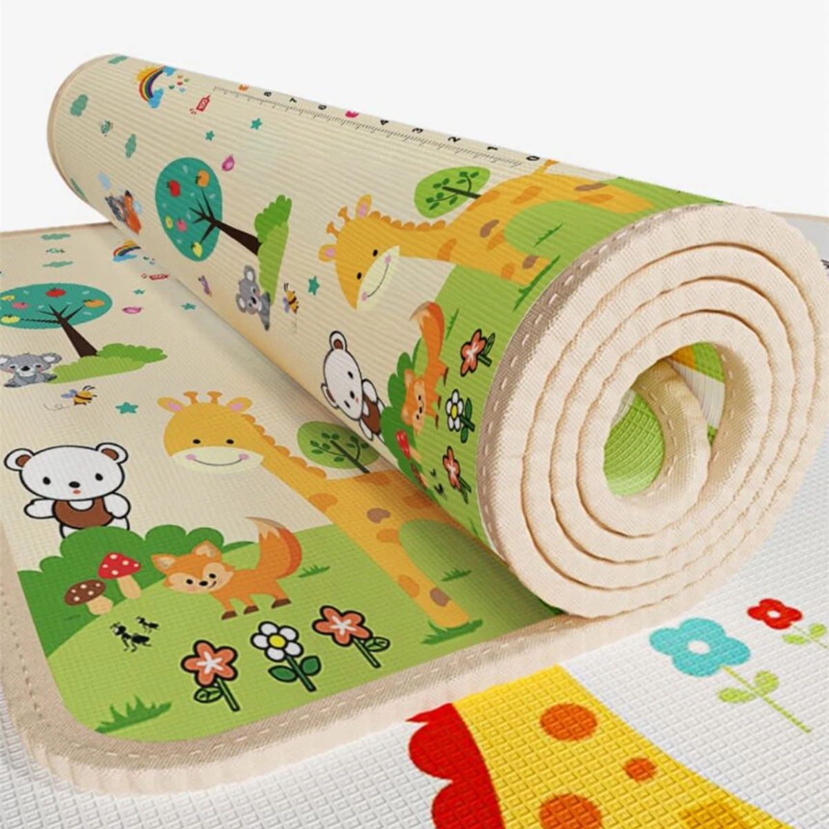 Kids Education Bd - Baby-Spielmatte, verdickt, 1/0,5 cm, pädagogische Kinderteppiche