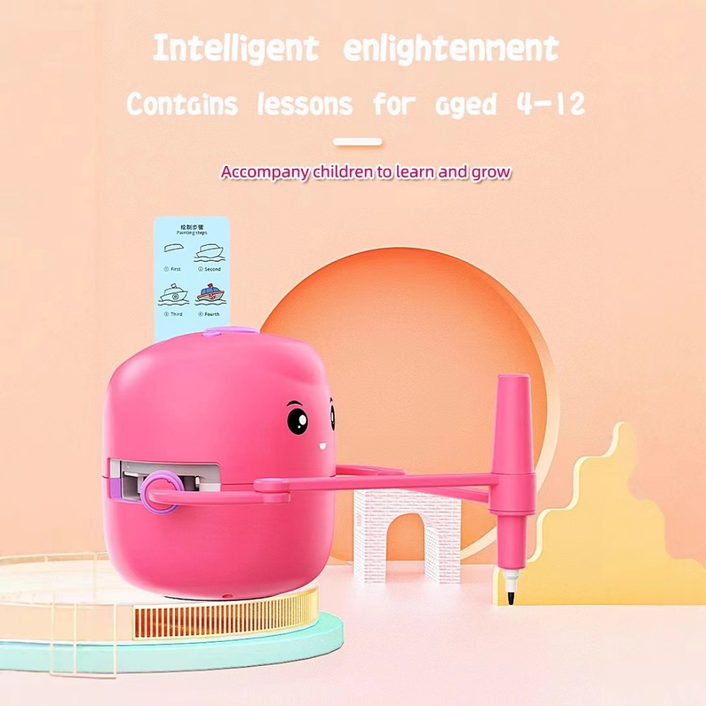 Kids Education And You - Zeichenroboter für Kinder, interaktiver, pädagogischer Zeichenroboter,