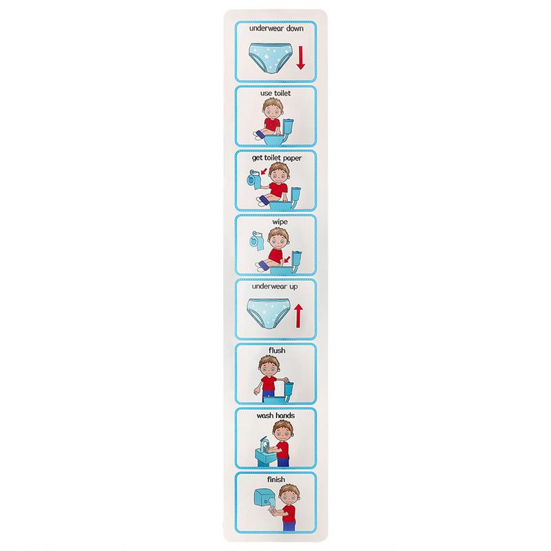 Kids Education Planner - Töpfchentabelle, visueller Wandplaner, frühe Bildung, visueller