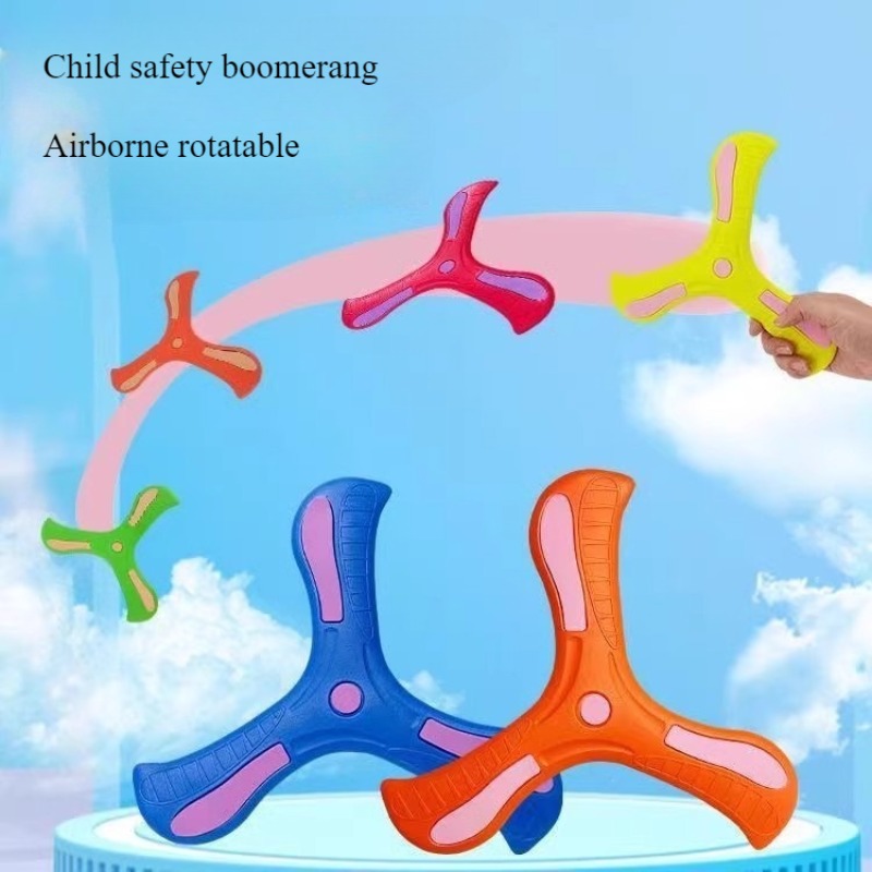 Kids Education Gift - Kinder Bumerang Weiche Drei-blatt Kreuz Erwachsene-kinder