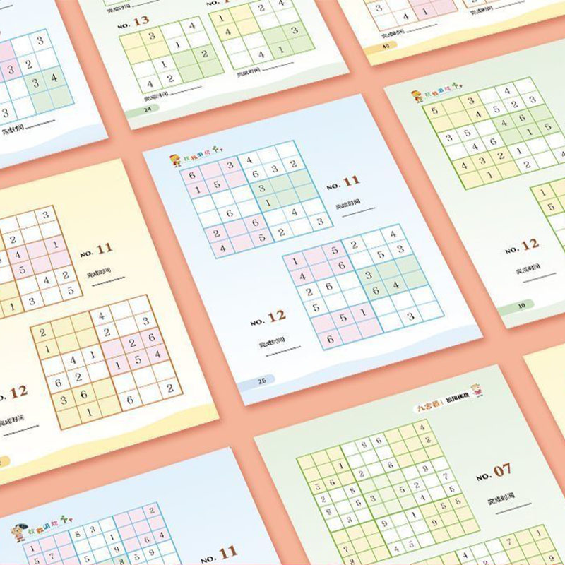 Kids Education Activities - Sudoku-Spielbuch für Kinder, Konzentrations- und Logiktraining,