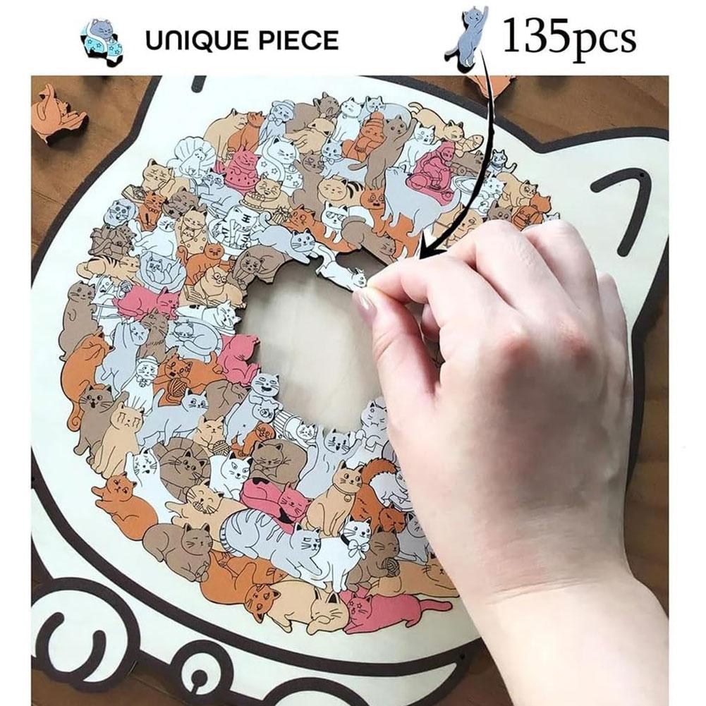 Game Educational For Kids Free - 135 Teile Holzpuzzles für Erwachsene Kinder