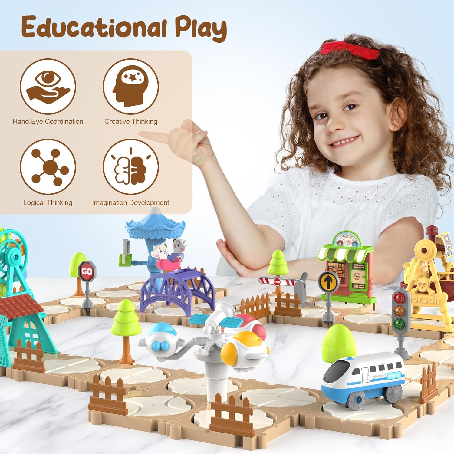 DIY Puzzle-Rennstrecken-Set: Z – Game Educational For Kids Free Bewertung und Preis