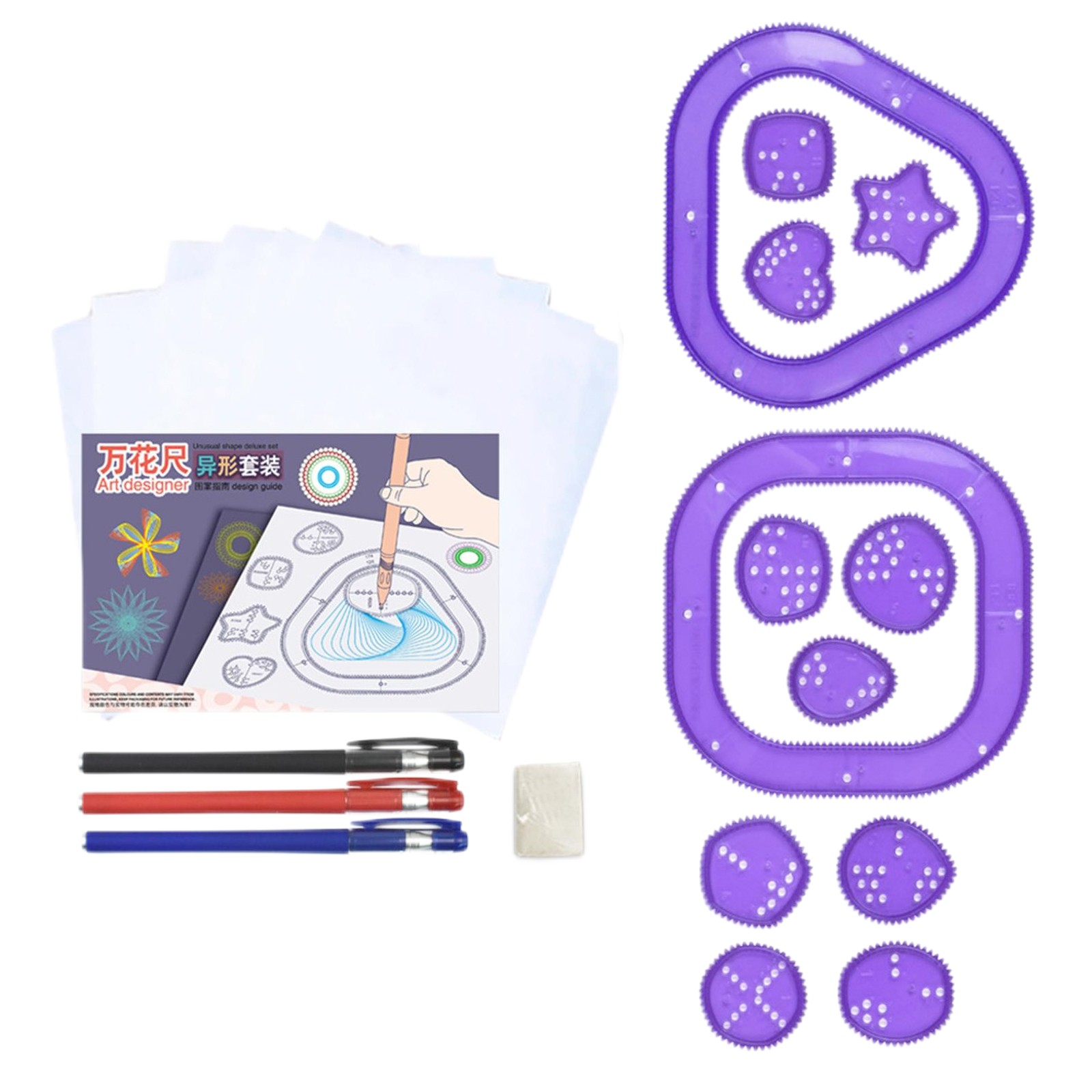 Buntes Spirograph-Set für Kind – Kids Education Gift Bewertung und Preis