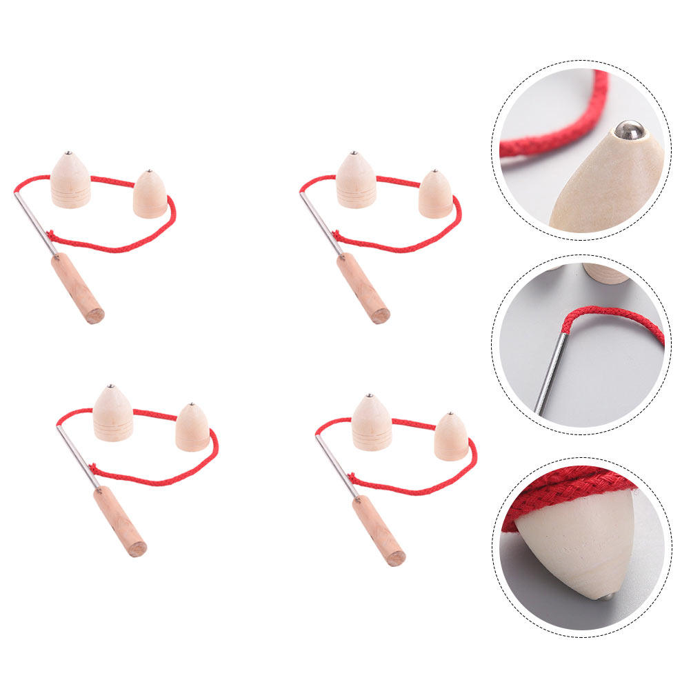 4 Sets Holz-Gyroskop-Spinner a – Kids Education Tips Bewertung und Preis