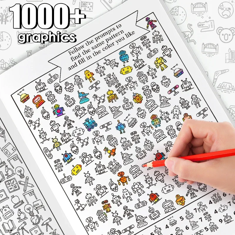 32-seitiges Such- und Finden-A – Kids Education Activities Bewertung und Preis