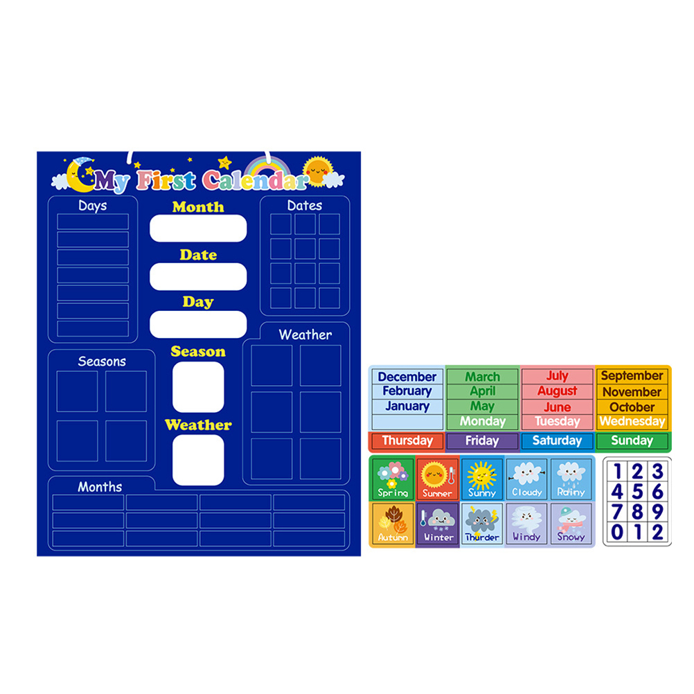 Holz kalender Kinder magnetisc – Kids Education Planner Bewertung und Preis