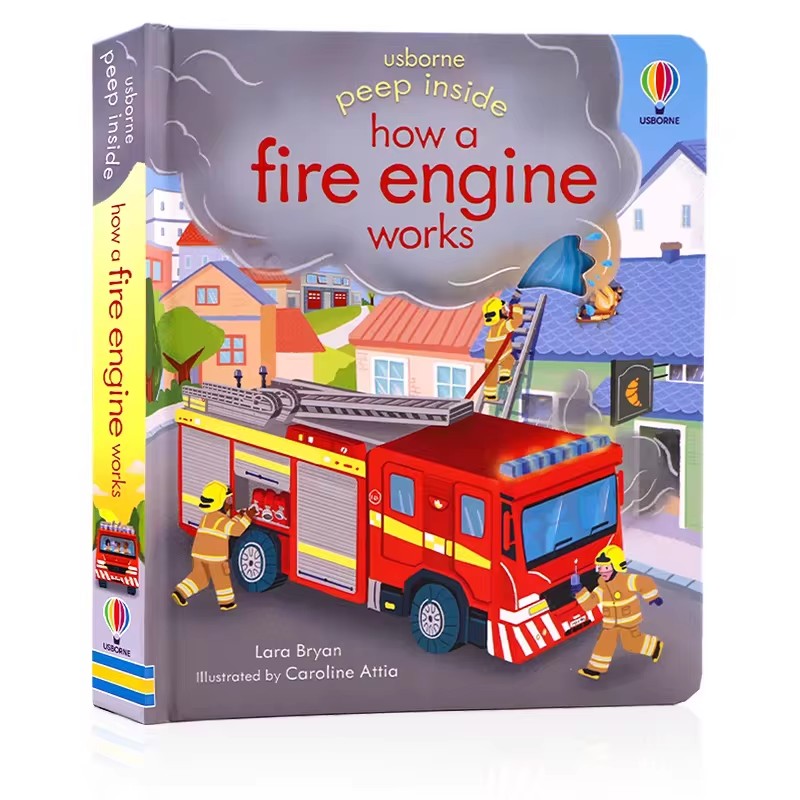 Usborne Peep Inside How A Fire – Kids Education And You Bewertung und Preis