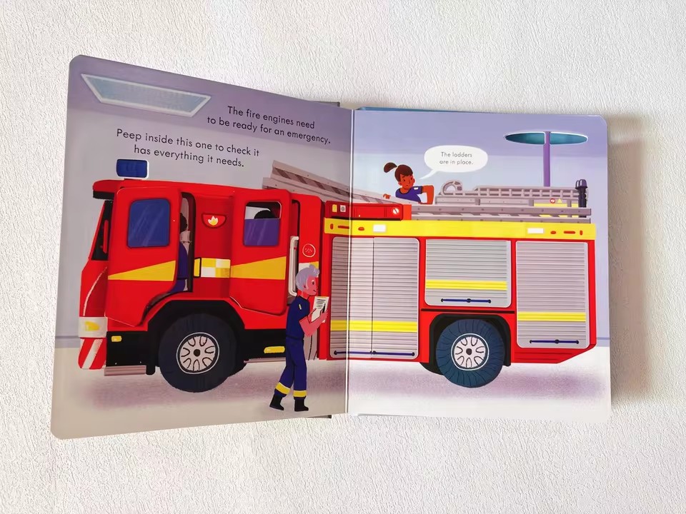 Usborne Peep Inside How A Fire – Kids Education And You Bewertung und Preis