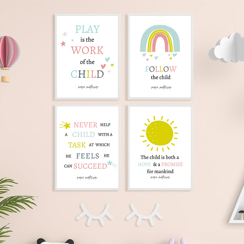 Play is the Work of A Child Zi – Kids Education Quote Bewertung und Preis