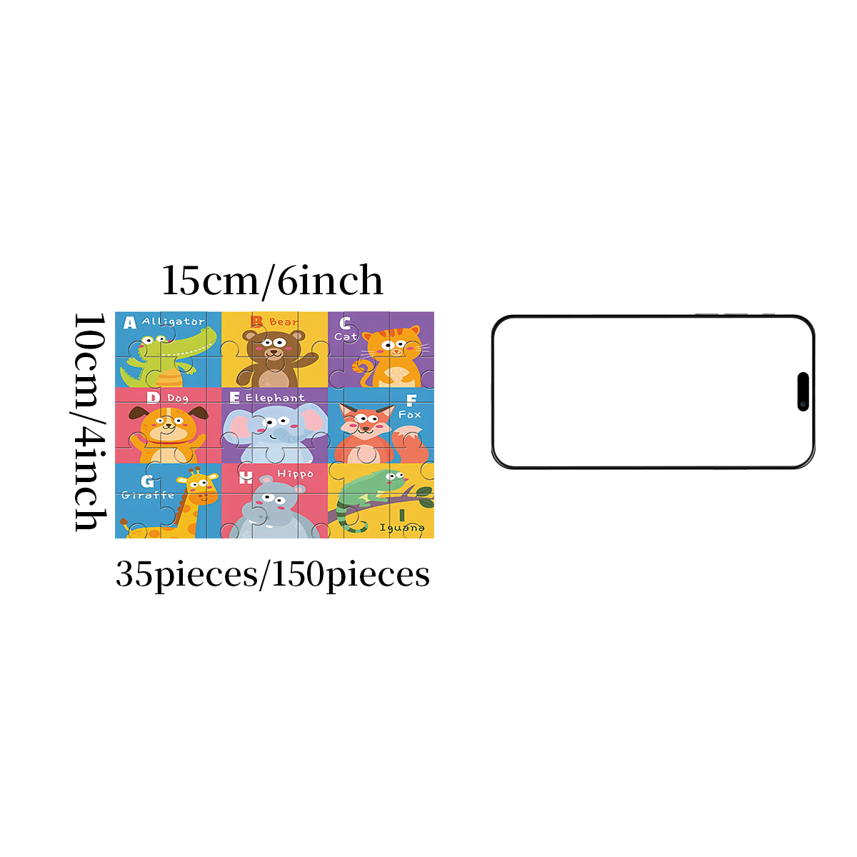 1 Stück Tier-Bär-Holzpuzzle fü – Kids Education And You Bewertung und Preis