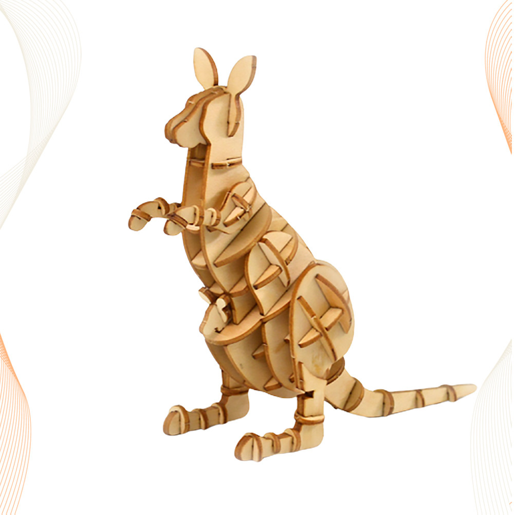3D-Känguru-Holzpuzzle, poliert – Kangaroo Kids Education Bewertung und Preis