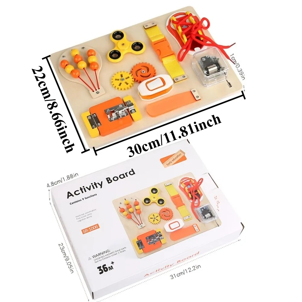 Montessori Holz-Busy-Board Spi – Kids Education Gift Bewertung und Preis