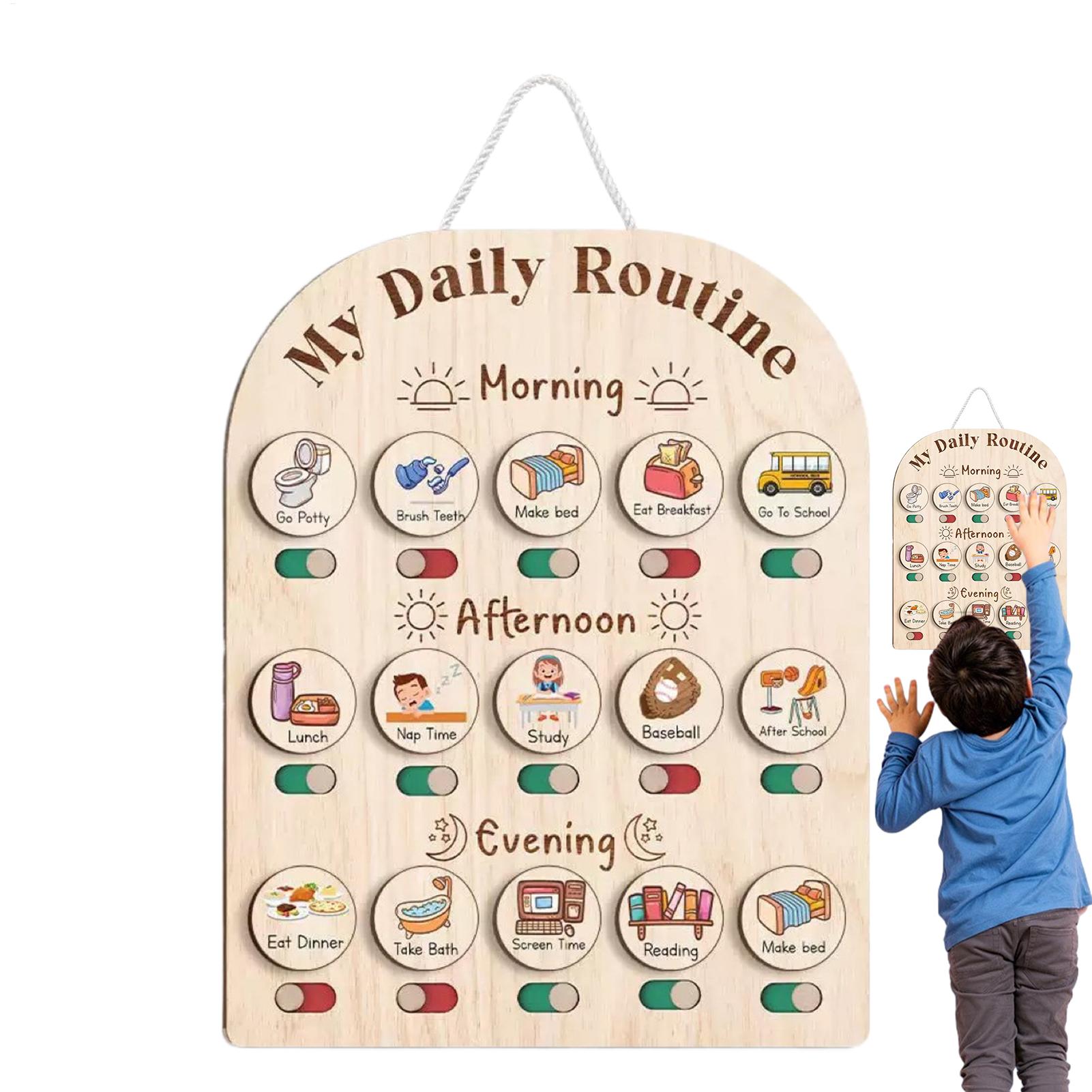 Routinendiagramm für Kinder, m – Kids Education Planner Bewertung und Preis
