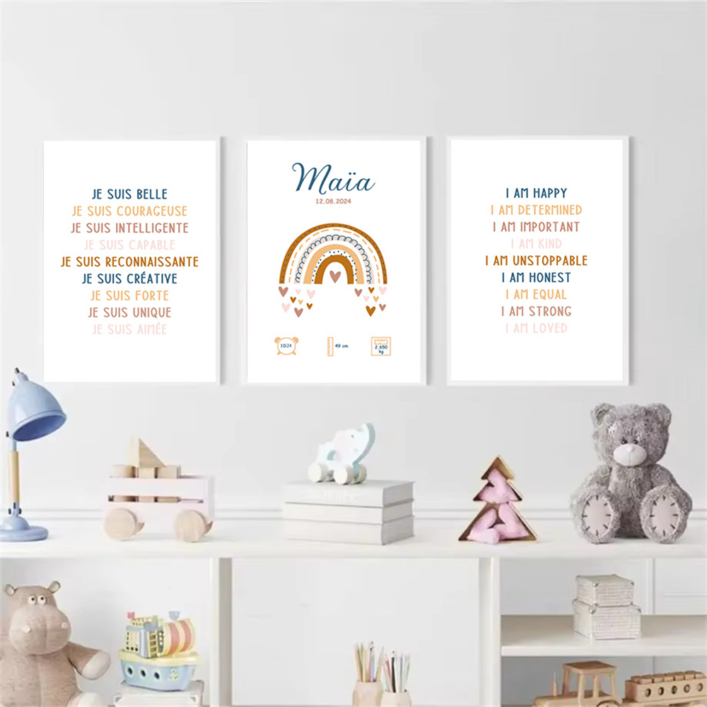 Benutzer definierte Baby Name  – Kids Education Quote Bewertung und Preis