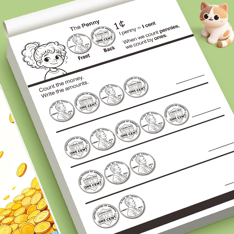 Vorschulkinder Geldzählen-Arbe – Kids Education Activities Bewertung und Preis