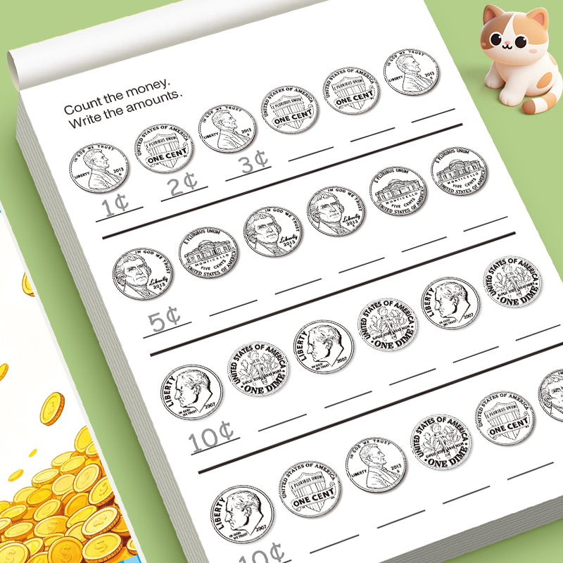 Vorschulkinder Geldzählen-Arbe – Kids Education Activities Bewertung und Preis