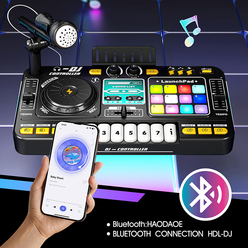 Simulations-DJ-Mixer-Controlle – Kids Education Bd Bewertung und Preis